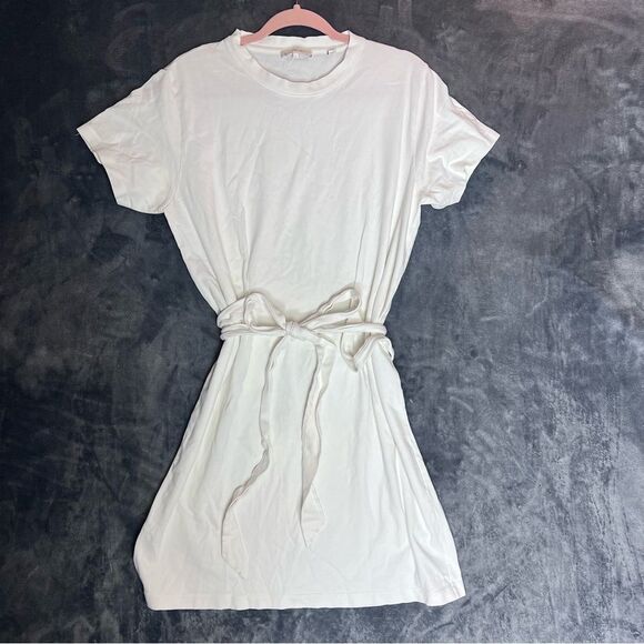 Vince Short-Sleeve Waist-Tie T-Shirt Dress - Picture 6 of 11